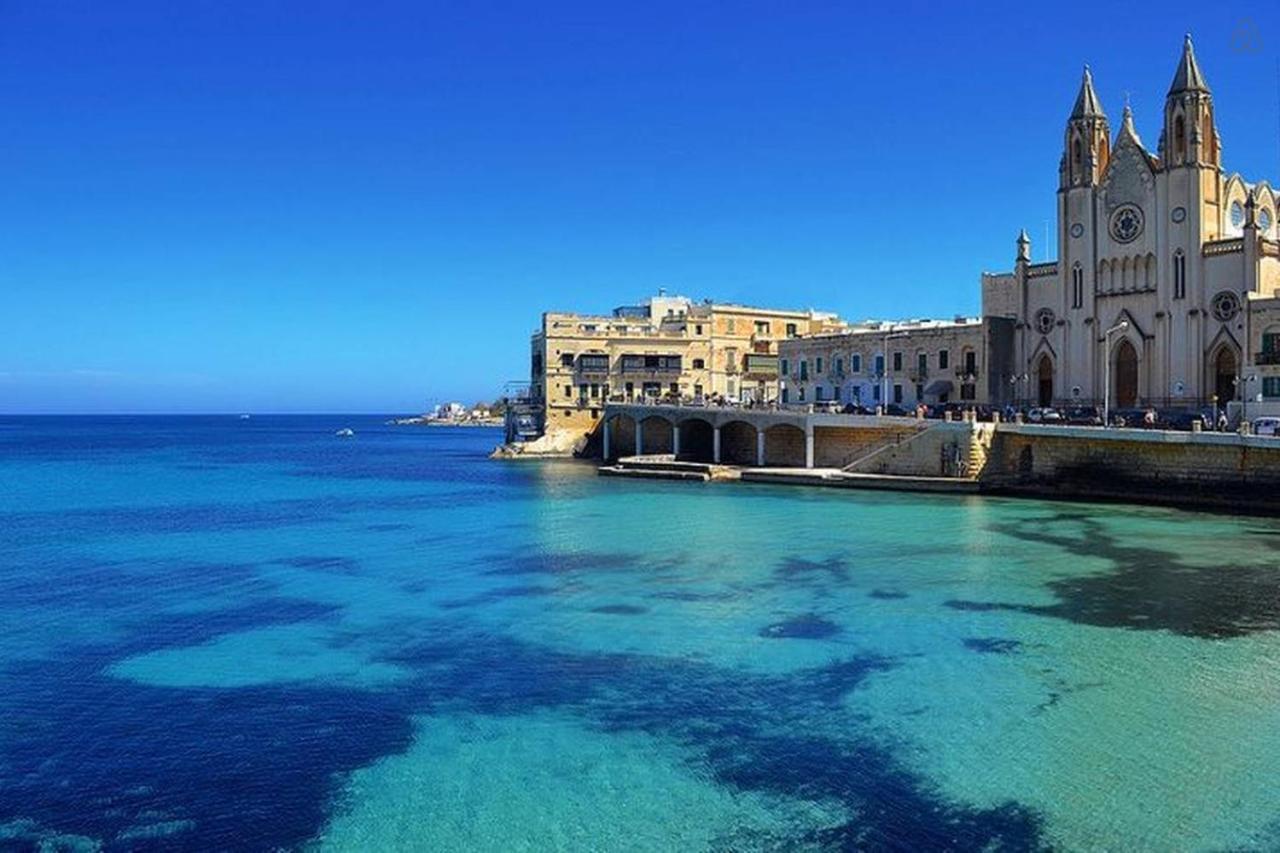Modern Family Holiday Retreat In Gzira 斯利马 外观 照片